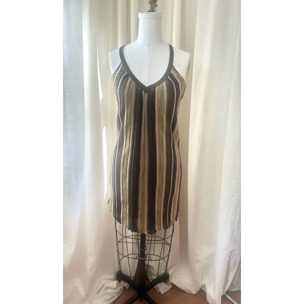 Bebe Striped Sleeveless Dress